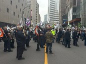 STM strike day 2: Montreal underground businesses, taxi drivers struggle, as workers’ rally