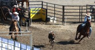 Photos: Dakota Louis arrives at Wrangler Team Roping Championships