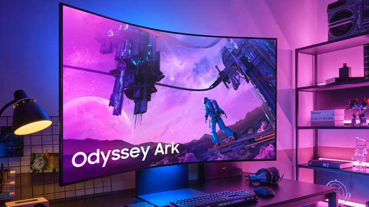 The Samsung Odyssey Ark monitor is huge, gorgeous, and $900 off!
