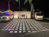 Tres sujetos que pretendían ingresar al Llano 107 kg de marihuana creepy fueron capturados por la Policía