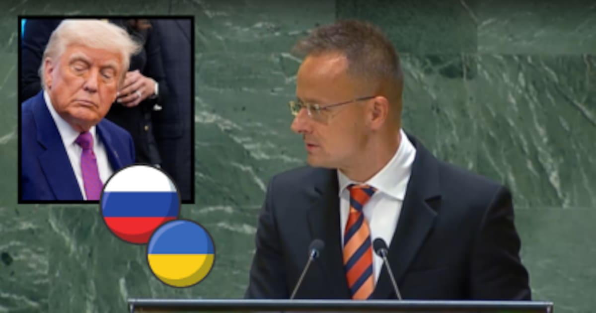 Hungría en la ONU: Trump “es la única esperanza” de paz en Ucrania