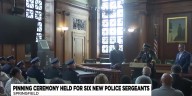 Springfield police hold pinning ceremony for six new sergeants