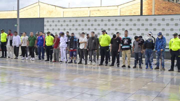 ¡Ofensiva contra el crimen en Bogotá! Caen 30 presuntos homicidas en operativos conjuntos
