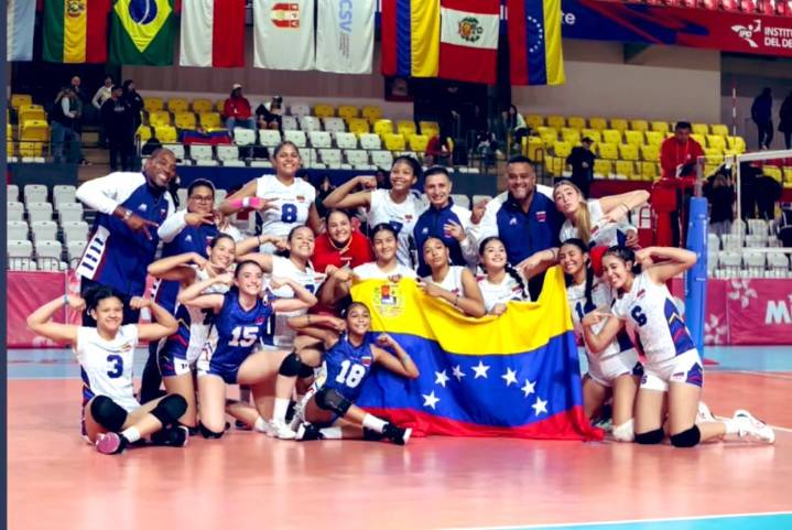 ¡Venezuela en lo alto! La Vinotinto U17 de Voleibol Campeona de Sudamérica