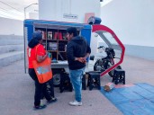 Siguen los recorridos del Aprendimóvil para beneficio de las potosinas y potosinos