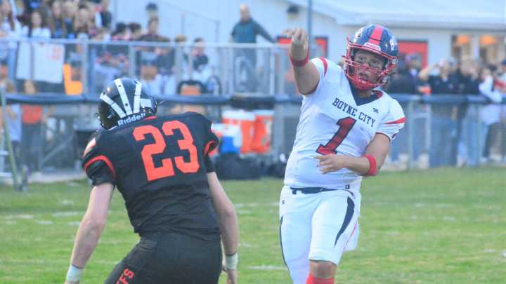 PHOTOS: Cheboygan Chiefs host Boyne City Ramblers in NMFL Legends football matchup