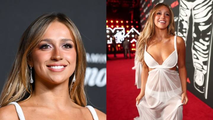 Tate McRae Goes Sheer in Ludovic de Saint Sernin at MTV VMAs 2025