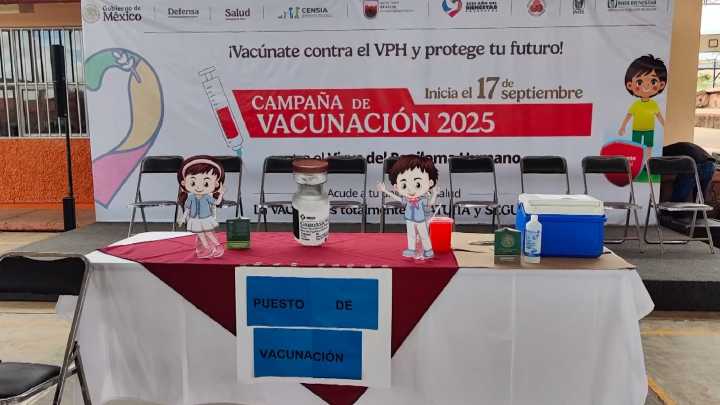 Arranca Campaña de Vacunación Contra VPH en Escuelas y Centros de Salud de Zacatecas