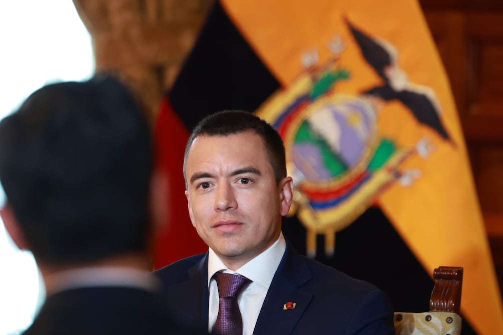 “Si son personas pacíficas, lo haremos”: Ecuador analizará el perfil de los migrantes extranjeros retornados, dice Daniel Noboa