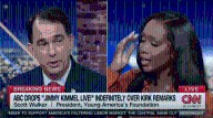 'Do you believe in free speech or not?': CNN anchor clashes with GOP panelists over Kimmel