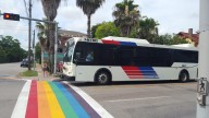 The rainbow crosswalks in Houston have been removed. Federal guidelines could inhibit their return
