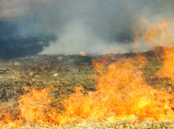 Crop Residue ban due to poor ventilation, windy conditions