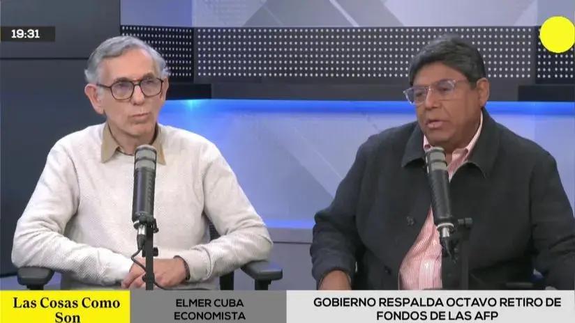 ¿Octavo retiro de AFP?: Los economistas Pedro Francke y Elmer Cuba dan sus posiciones