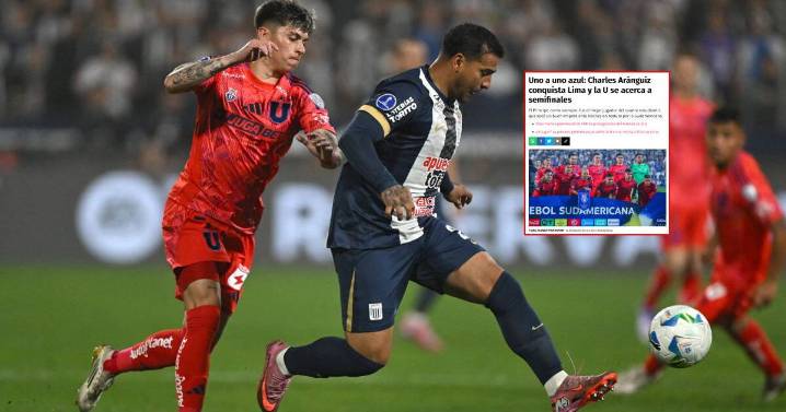 Prensa chilena resalta el empate de la U de Chile con polémico mensaje: "Aránguiz conquistó Lima"