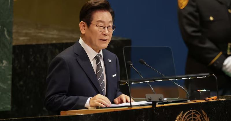 South Korean President Lee Pledges to Reduce Military Tensions with North Korea at UN