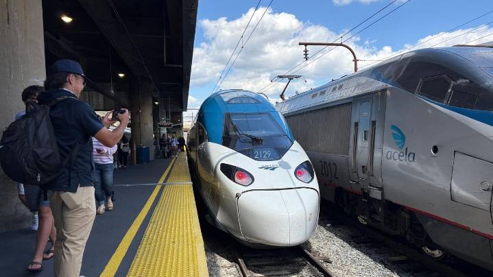 Amtrak's NextGen Acela trains debut in Northeast Corridor