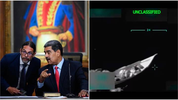Venezuela acusó a Estados Unidos de difundir un video “creado con inteligencia artificial” del ataque a un barco narco