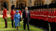 From Carter's kiss to Trump's step ahead: Famous presidential gaffes toward British royals