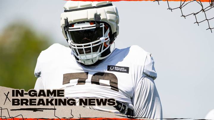 Dawand Jones questionable to return vs. the Packers