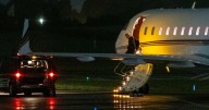 Andrew Cavenagh pictured as Rangers chairman arrives in Glasgow to meet crisis head on