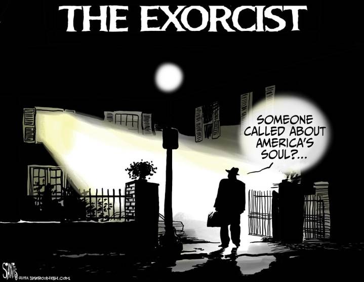 The Exorcist | EDITORIAL CARTOON