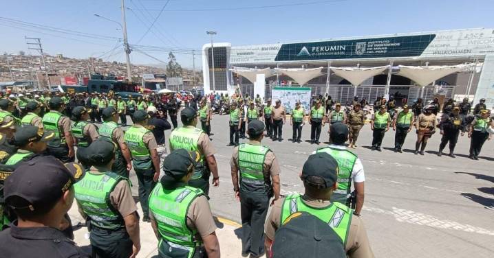 Más de mil policías resguardarán Perumin 37 en Arequipa