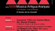 El Festival de Música Antigua de Aranjuez celebra "El tiempo de los Scarlatti"