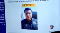 Detienen a agente municipal de Rosarito; provocó una persecución en auto robado