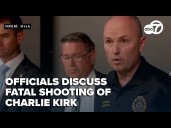 FULL: Utah officials hold press conference after conservative influencer Charlie Kirk shot, killed