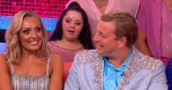 Strictly Come Dancing's Claudia Winkleman calls out Amy Dowden's reaction to dance partner Thomas Skinner