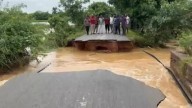 Road washed away, crops damaged in Sangareddy due to heavy rains