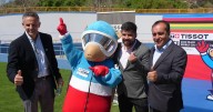 La mascota Armin se presenta en Curicó y activa la cuenta regresiva del Mundial de Ciclismo de Pista