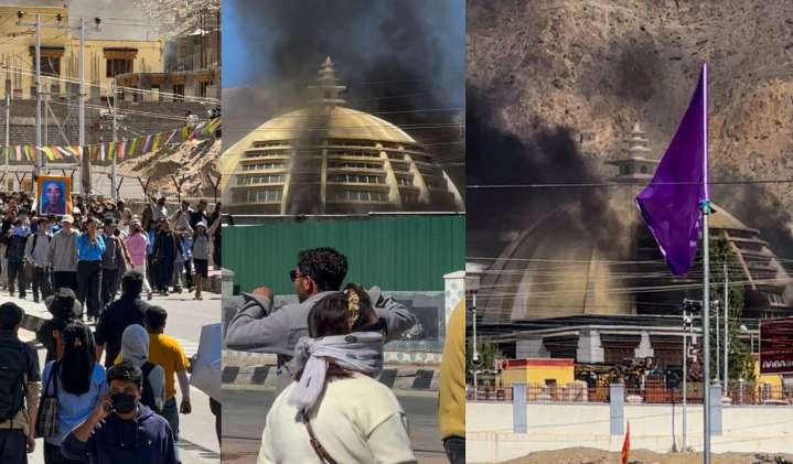 Ladakh unrest: Curfew imposed in Leh after four killed in violent clashes, BJP office torched