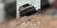 Low water levels lead to discovery of missing man’s body inside truck at bottom of lake