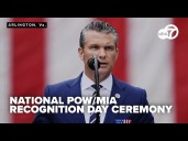 LIVE: Defense Secretary Hegseth holds National POW/MIA Recognition Day Ceremony