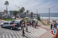 Realizan el primer simulacro de tsunami en Playas de Tijuana