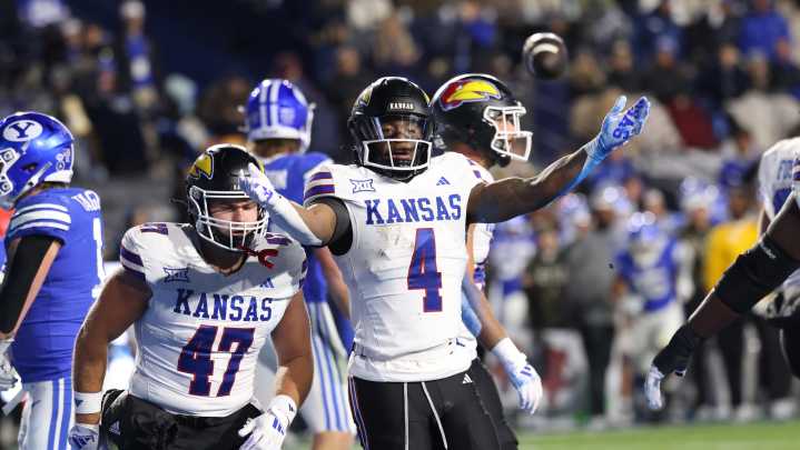 Former Kansas football star Devin Neal discusses Missouri rivalry game