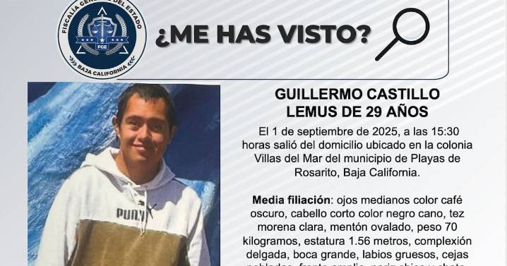 Se busca Guillermo Castillo Lemus de 29 años quien padece síndrome de Down