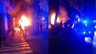 Alarma en la calle Manacor de Palma por el incendio de varios contenedores