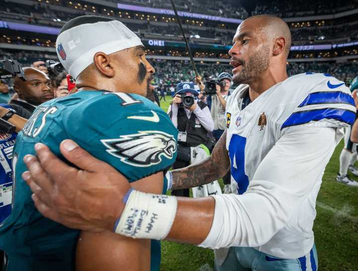 Dak Prescott explains spitting incident with Eagles' Jalen Carter