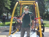 Community effort brings inclusive swing to Poplar Hill Park