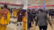 Garba At CSMIA! Airline Staffers, Passengers Seen Enjoying Navratri At Mumbai Airport; Netizens React To Viral Video