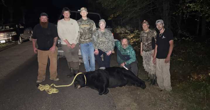 Wautoma woman bags prize black bear after backyard encounter