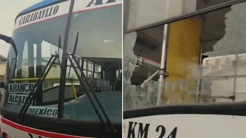 Chofer y menor de edad resultaron heridos tras ataque a balazos a bus en Comas