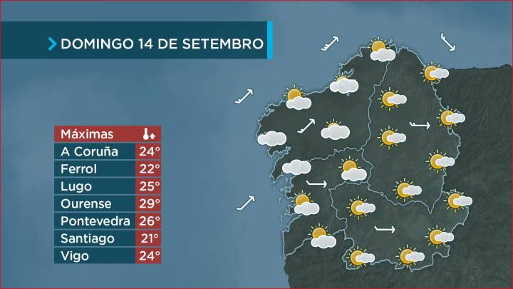 As nubes persistirán nas comarcas Atlánticas