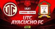 UTC vs. Ayacucho FC EN VIVO vía Liga 1 MAX y L1 Play por Torneo Clausura 2025