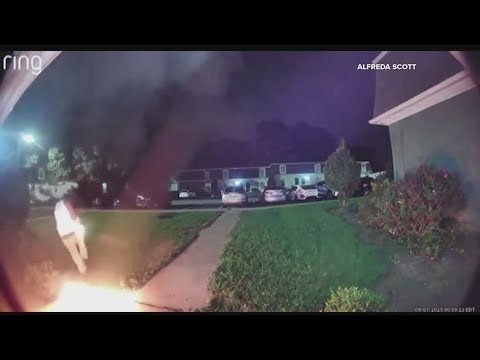 Doorbell video shows man apparently setting fire to DeKalb apartment complex that killed woman