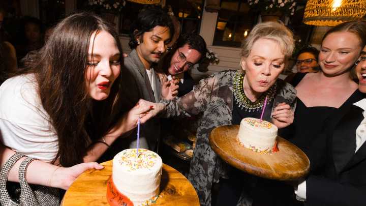 Tequila Shots! The White Lotus Group Dancing! Birthday Cake for Jean Smart