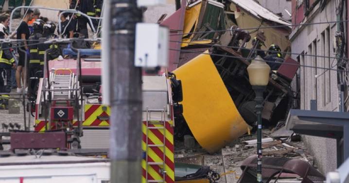 Descarrilamiento del tranvía Gloria en Lisboa deja al menos 15 muertos y 20 heridos, este miércoles