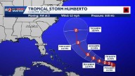 Tropical Storm Humberto to strengthen into hurricane this weekend